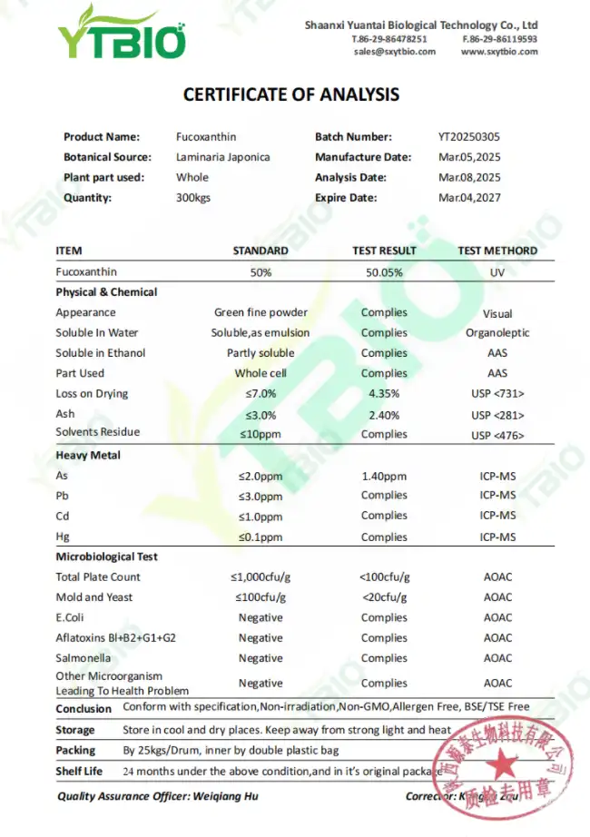 Brown Seaweed Extract Powder Brown Seaweed Extract Powder