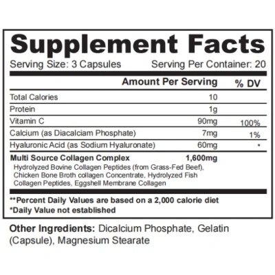 Collagen Vitamin C Capsules